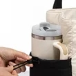 Nylon Color Block Tote Bag Set with Pouch for Everyday Use | https://www.bestnamebadges.com