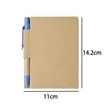 Recycled Kraft Paper Notebook with Pen for Promotions | https://www.bestnamebadges.com