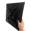 Foldable Square Mesh Laundry Hamper with Reinforced Handles | https://www.bestnamebadges.com