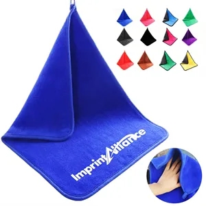 Thick Coral Fleece Hanging Hand Towel Cloth