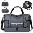 Large Capacity Business Travel Gym Weekender Duffel Bag | https://www.bestnamebadges.com
