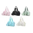 Premium Water-Resistant PU Leather Gym Tote & Pouch Set | https://www.bestnamebadges.com