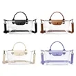 Stadium Approved Fashionable Clear PVC Crossbody Handbag | https://www.bestnamebadges.com