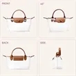 Stadium Approved Fashionable Clear PVC Crossbody Handbag | https://www.bestnamebadges.com