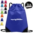 Drawstring Backpack Gym Cinch Sack With Reinforced Corners | https://www.bestnamebadges.com