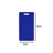 Anodized Aluminum Laser Engravable Luggage Tag & Keychain | https://www.bestnamebadges.com