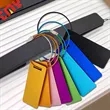 Anodized Aluminum Laser Engravable Luggage Tag & Keychain | https://www.bestnamebadges.com