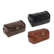 Waterproof PU Leather Large Capacity Toiletry Dopp Kit | https://www.bestnamebadges.com
