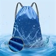 Water Resistant Oxford Sport Drawstring Cinch Backpack | https://www.bestnamebadges.com