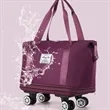 Expandable Rolling Travel Duffel Bag With Detachable Wheels | https://www.bestnamebadges.com