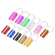 Aluminum Alloy Metal Luggage Tag With Steel Cable Loop | https://www.bestnamebadges.com