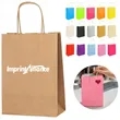 Premium Red Kraft Paper Gift Bag With Twisted Handles | https://www.bestnamebadges.com