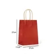 Premium Red Kraft Paper Gift Bag With Twisted Handles | https://www.bestnamebadges.com