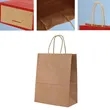 Premium Red Kraft Paper Gift Bag With Twisted Handles | https://www.bestnamebadges.com