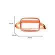 Stadium Approved Clear PVC Security Waist Bag Fanny Pack | https://www.bestnamebadges.com