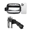 Stadium Approved Clear PVC Security Waist Bag Fanny Pack | https://www.bestnamebadges.com