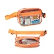 Stadium Approved Clear PVC Security Waist Bag Fanny Pack | https://www.bestnamebadges.com
