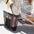 2-In-1 Detachable Insulated Cooler Mesh Beach Tote Bag | https://www.bestnamebadges.com
