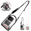 Stadium Approved Clear PVC Crossbody Shoulder Bag Pouch | https://www.bestnamebadges.com