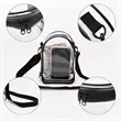 Stadium Approved Clear PVC Crossbody Shoulder Bag Pouch | https://www.bestnamebadges.com