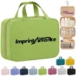 Hanging Waterproof Travel Toiletry Bag with Compartments | https://www.bestnamebadges.com