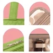 Hanging Waterproof Travel Toiletry Bag with Compartments | https://www.bestnamebadges.com