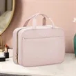 Hanging Waterproof Travel Toiletry Bag with Compartments | https://www.bestnamebadges.com