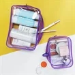 Clear PVC Waterproof Travel Cosmetic Toiletry Bag Set | https://www.bestnamebadges.com