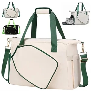 30L Gym Duffel Bag with Shoe Compartment and Handle