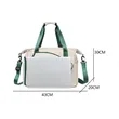 30L Gym Duffel Bag with Shoe Compartment and Handle | https://www.bestnamebadges.com