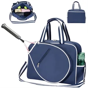 ennis Tote Bag with Racket Pocket and Side Holder