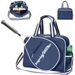ennis Tote Bag with Racket Pocket and Side Holder | https://www.bestnamebadges.com