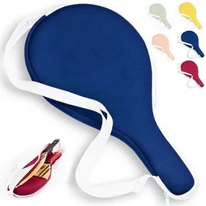 PU Leather Pickleball Paddle Cover Bag with Strap