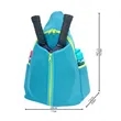 Blue Pickleball Paddle Bag with Large Capacity Design | https://www.bestnamebadges.com