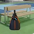 Blue Pickleball Paddle Bag with Large Capacity Design | https://www.bestnamebadges.com