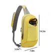 Lightweight Crossbody Sling Backpack with USB Port | https://www.bestnamebadges.com