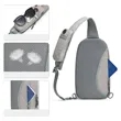 Lightweight Crossbody Sling Backpack with USB Port | https://www.bestnamebadges.com