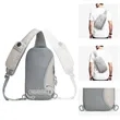 Lightweight Crossbody Sling Backpack with USB Port | https://www.bestnamebadges.com
