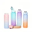 Hot-Sale Gradient-Colored Plastic Water Bottle | https://www.bestnamebadges.com