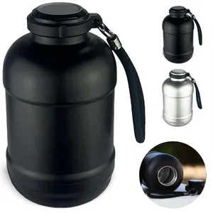 23 oz. Stainless Steel Vacuum Insulated Flask with Strap