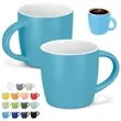 11 oz. Colorful Ceramic Mug with Custom Logo | https://www.bestnamebadges.com