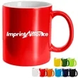 11 oz. Colorful Ceramic Mug with Custom Logo Printing | https://www.bestnamebadges.com