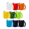11 oz. Colorful Ceramic Mug with Custom Logo Printing | https://www.bestnamebadges.com
