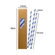 Eco-Friendly Paper Drinking Straw Set with Custom Box | https://www.bestnamebadges.com