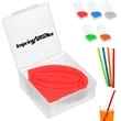 Reusable Silicone Straw Set with Foldable Design & Case | https://www.bestnamebadges.com