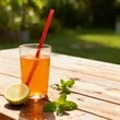 Reusable Silicone Straw Set with Foldable Design & Case | https://www.bestnamebadges.com