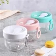 20 oz. Portable Food Container with Spoon Lid and Handle | https://www.bestnamebadges.com
