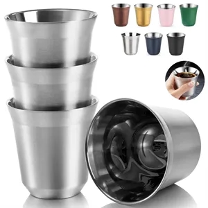 5.4 oz. Stainless Steel Cup for Travel, Camping, or Bar Use