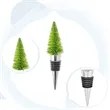 Colorful Christmas Tree Metal Wine Bottle Stopper | https://www.bestnamebadges.com