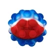 Recycled Push Pop Bubble Ball Fidget Sensory Keychain | https://www.bestnamebadges.com